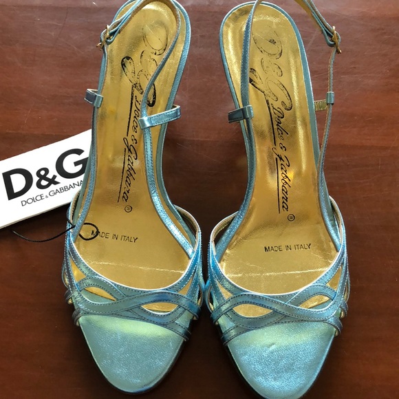 turquoise kitten heel sandals